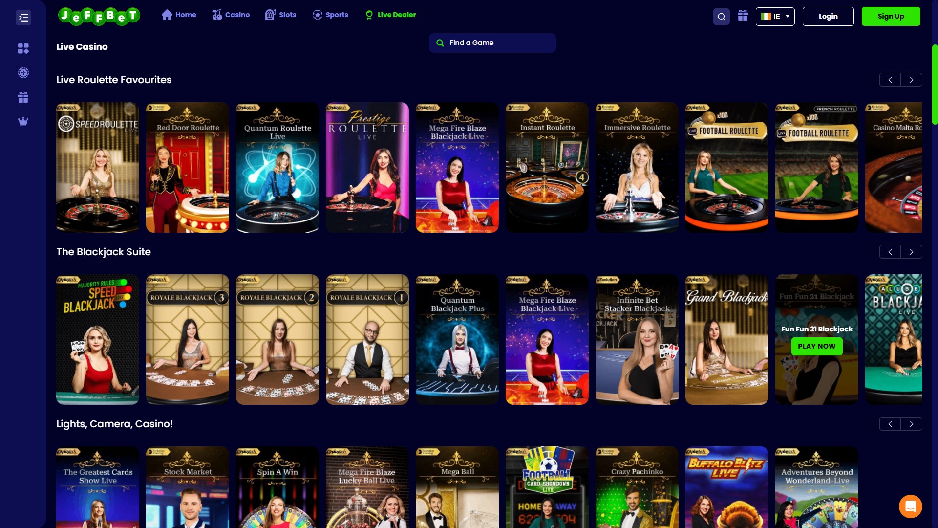 JeffBet Casino screenshot 5