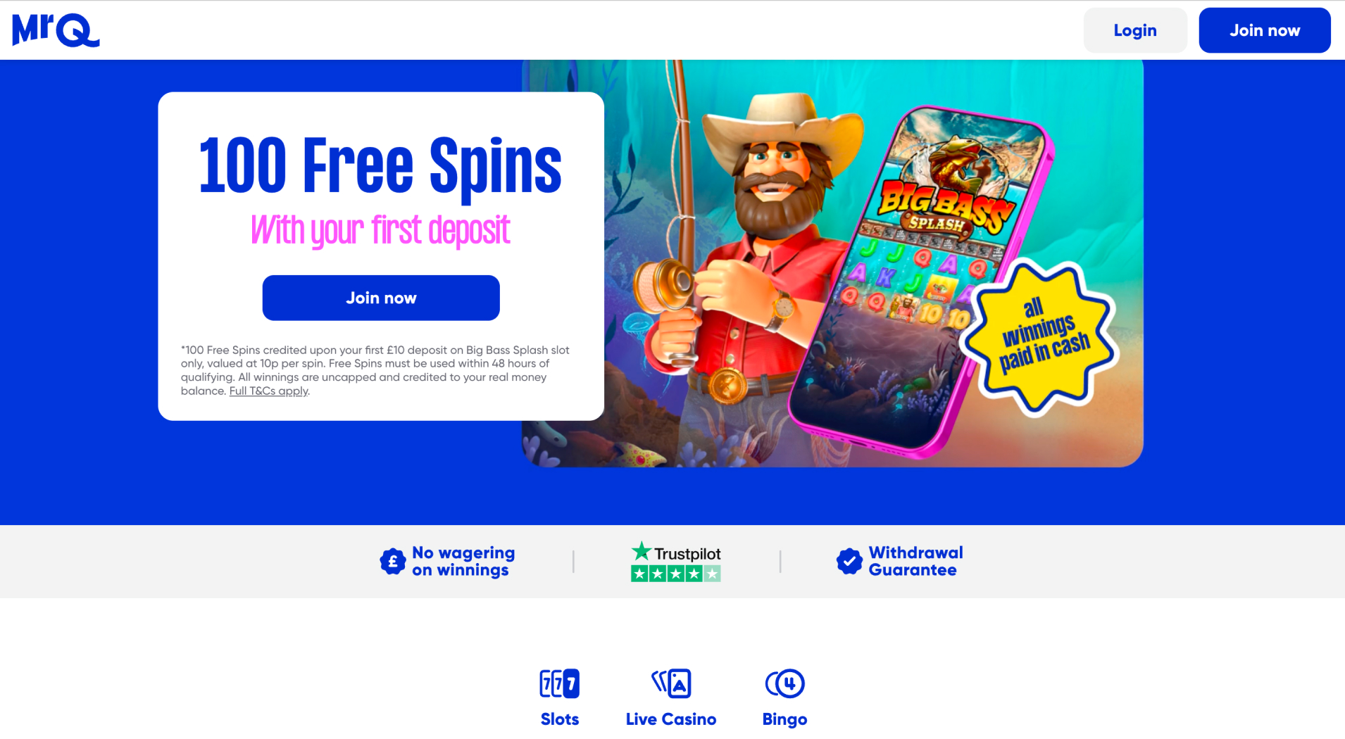 MrQ Casino screenshot 1