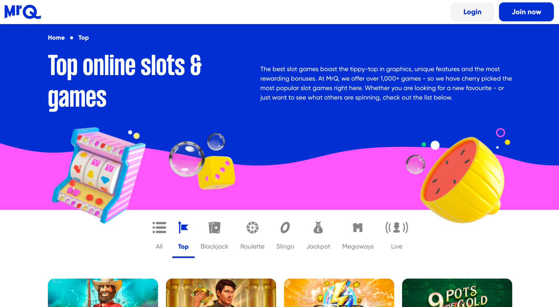 MrQ Casino screenshot 4