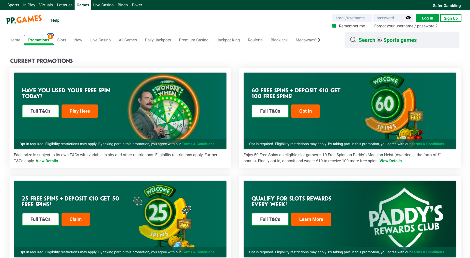 Paddy Power Games screenshot 4